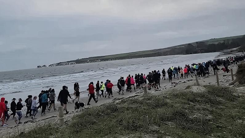 The National Trust called off Sunday's Trust10 run due to high tide conditions and damage from the storm