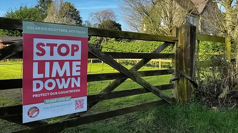 Campaigners say the solar farm would damage agricultural land