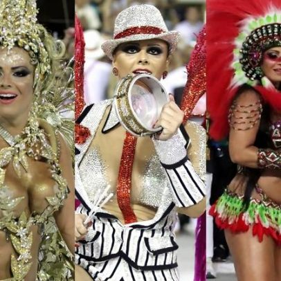 Viviane Araújo, 18 anos como Rainha de Bateria do Salgueiro e fantasias