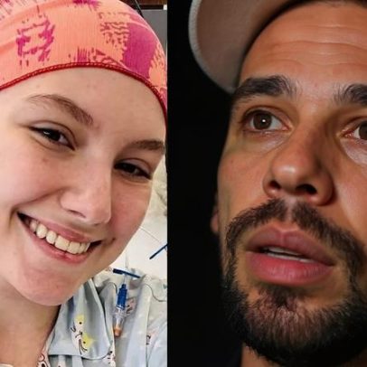 Marido de Isabel Veloso é amparado em velório e desabafa emocionado