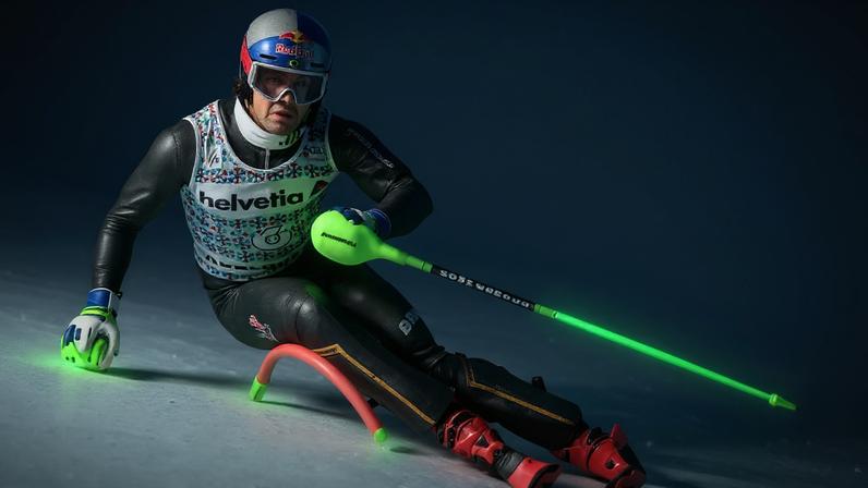 Após prata, Lucas Pinheiro belisca pódio ao bater na trave em Adelboden