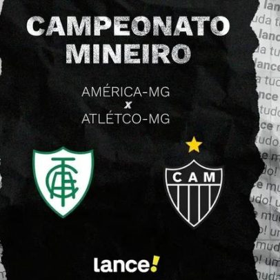América-MG x Atlético-MG: horário, transmissão e escalações no Mineiro
