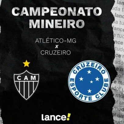 Atlético-MG x Cruzeiro pelo Mineiro: horário, transmissão e escalações