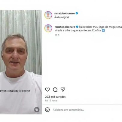 Irmão de Bolsonaro diz não ter conseguido resgatar prêmio da Mega da Virada
