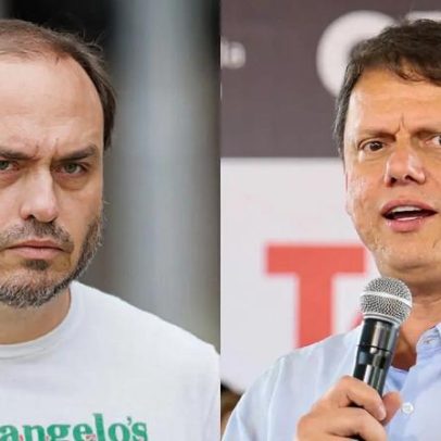 Carlos encontra Tarcísio após aval de Bolsonaro