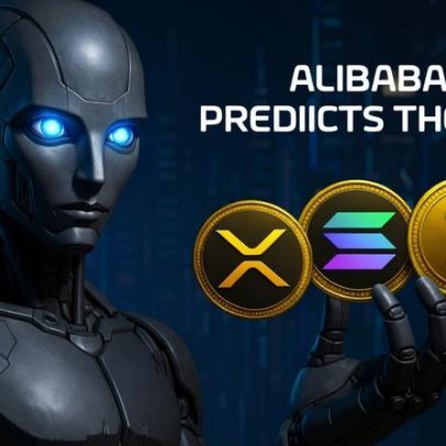 IA da Alibaba prevê preço de XRP, Solana e Bitcoin até o fim de 2026