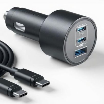 Anker oferece carregador de carro USB-C 3 portas (167,5W) a menor preço