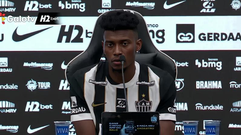 Apresentação Cassierra (Reprodução Youtube Atlético)