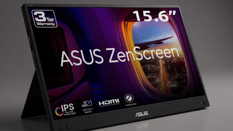Monitor ASUS ZenScreen de 15,6 cai para mínimo histórico com garantia de 3 anos