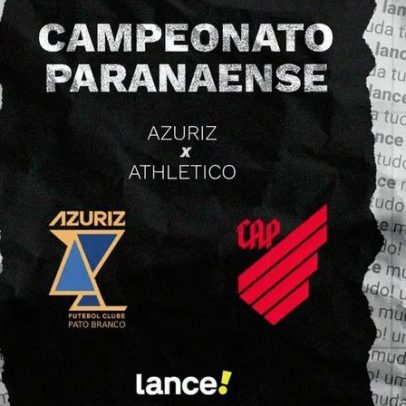 Azuriz x Athletico: assista ao vivo, horários e escalações do Paranaense 2026
