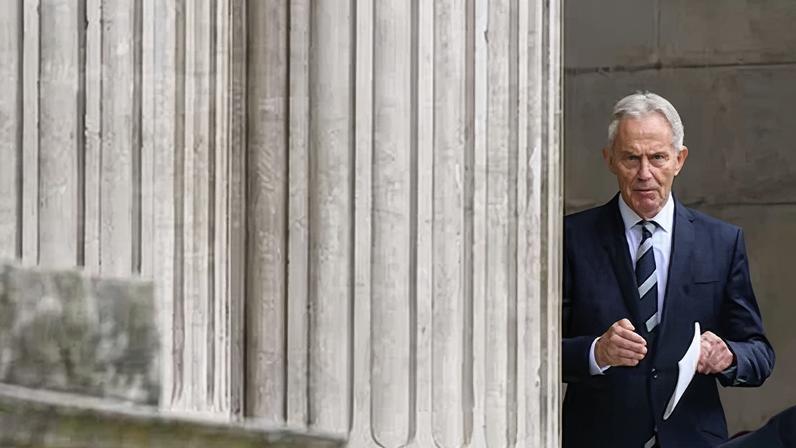 El ex primer ministro británico, Tony Blair, en Londres