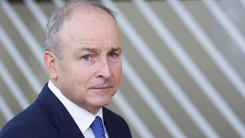 Ireland's Taoiseach Micheal Martin arrives at a European Union leaders' summit in Brussels, Belgium, December 18, 2025. REUTERS/Yves Herman/File Photo