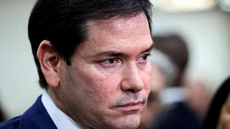 U.S. Secretary of State Marco Rubio looks on on the day of a briefing for the House of Representatives on the situation in Venezuela, on Capitol Hill in Washington, D.C., U.S., January 7, 2026. REUTERS/Evelyn Hockstein/File Photo