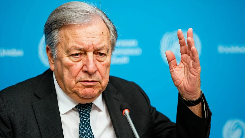 United Nations Secretary-General Antonio Guterres speaks during a press conference outlining his priorities for 2026 at U.N. headquarters in New York City, U.S., January 29, 2026.