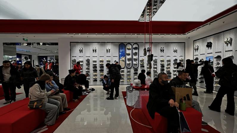 People visit a new shopping mall in Beijing's Tongzhou district on Dec. 26, 2025.