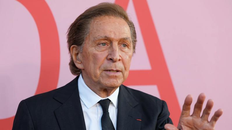 Designer Valentino Garavani arrives for the 2019 CFDA Awards at The Brooklyn Museum in New York
