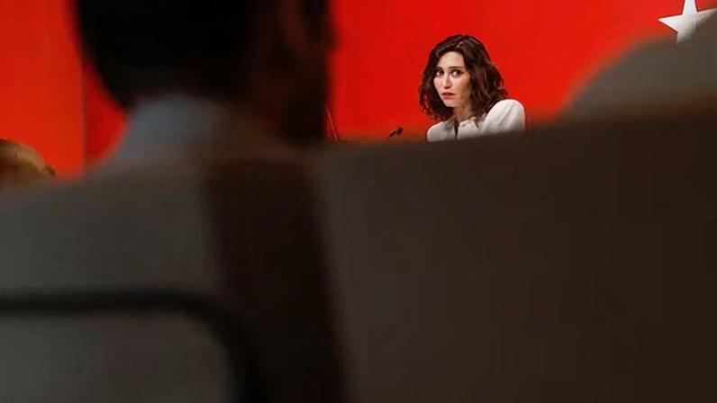 La presidenta de la Comunidad de Madrid, Isabel Díaz Ayuso, durante una rueda de prensa tras la reunión del Consejo de Gobierno, en la Real Casa de Correos.
