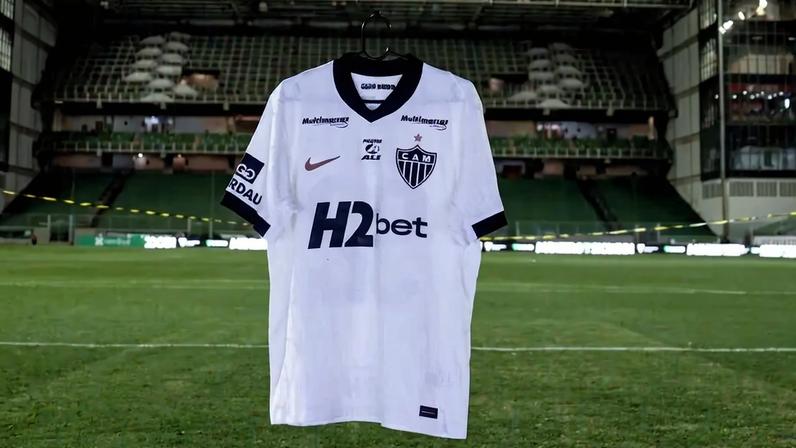 Camisa do Atlético alternativa pronta para a partida (Foto: Pedro Souza / Atlético)