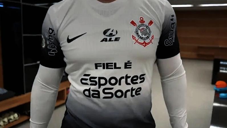 Corinthians negocia renovação com a Esportes da Sorte (Foto: Reprodução/Corinthians)