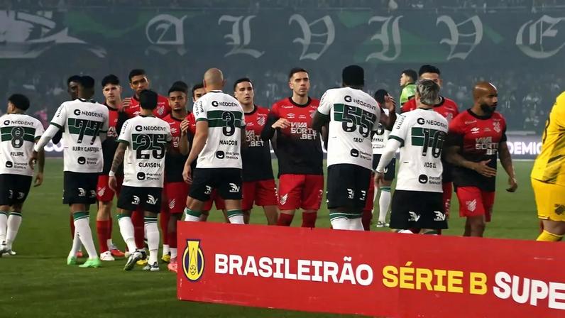 Coritiba foi campeão da Série B de 2025, e Athletico ficou em segundo. Foto: Geraldo Bubniak/Gazeta Press