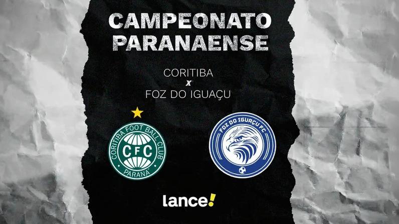 Coritiba e Foz do Iguaçu estream no estadual. Foto: Arte/Lance!
