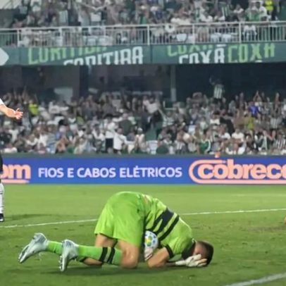 Coritiba sofre derrota; Morisco faz grandes defesas e admite erro