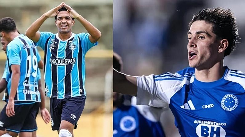 Cruzeiro x Gremio se enfrentam na semifinal da Copinha
