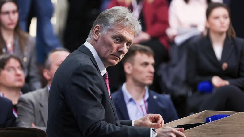 Kremlin spokesman Dmitry Peskov attends Russian President Vladimir Putin's annual end-of-year press conference and phone-in in Moscow, Russia December 19, 2025. Sputnik/Mikhail Metzel/Pool via REUTERS