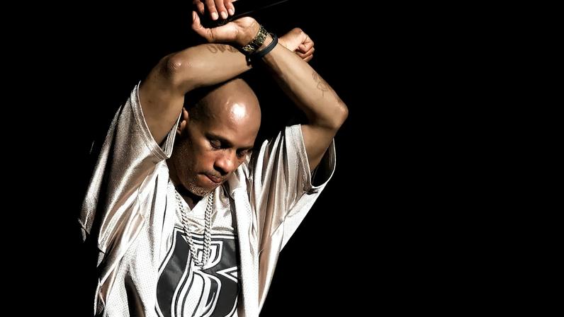 INGLEWOOD, CA - OCTOBER 04: (EDITORS NOTE: This image has been converted to black and white.) DMX performs onstage during the Bad Boy Family Reunion Tour at The Forum on October 4, 2016 in Inglewood, California. (Photo by Kevin Winter/Getty Images for Live Nation)