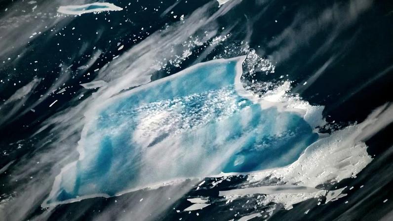 Iceberg A-23A se desprendeu da Antártida em 1986 e hoje está reduzido a cerca de um quarto do seu tamanho original
