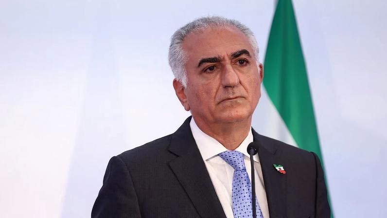 Son of last Shah of Iran, Reza Pahlavi, gives a press conference in Paris