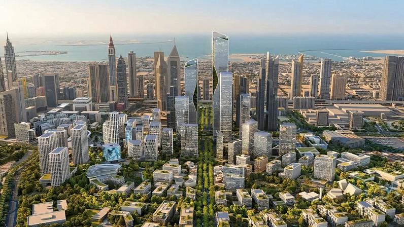DFIC Masterplan do Distrito de Zabeel, em Dubai, que terá 1,64 milhão de metros quadrados de área construída