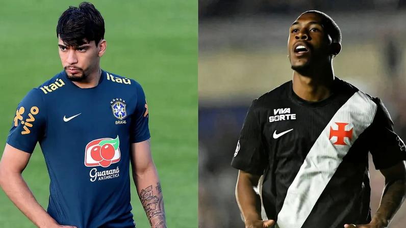 Lucas Paquetá é alvo do Flamengo e Rayan está próximo de deixar o Vasco (Foto: Alexandre Durão/ZIMEL PRESS e SERGIO BARZAGHI/Gazeta Press)