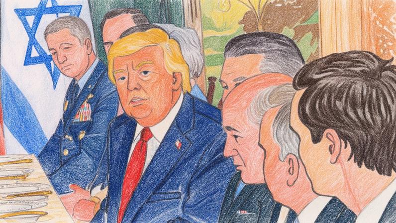 U.S. President Donald Trump speaks during a meeting with Israeli Prime Minister Benjamin Netanyahu and their respective delegations at Trump's Mar-a-Lago club in Palm Beach, Florida, U.S., December 29, 2025. REUTERS/Jonathan Ernst