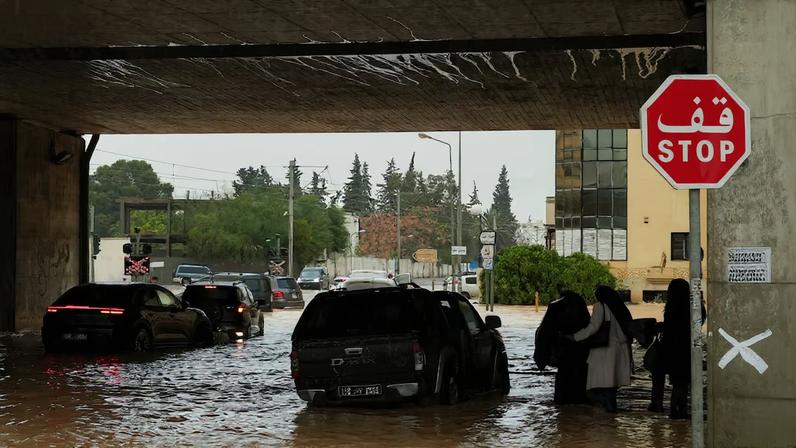 Torrential rains hit Tunis