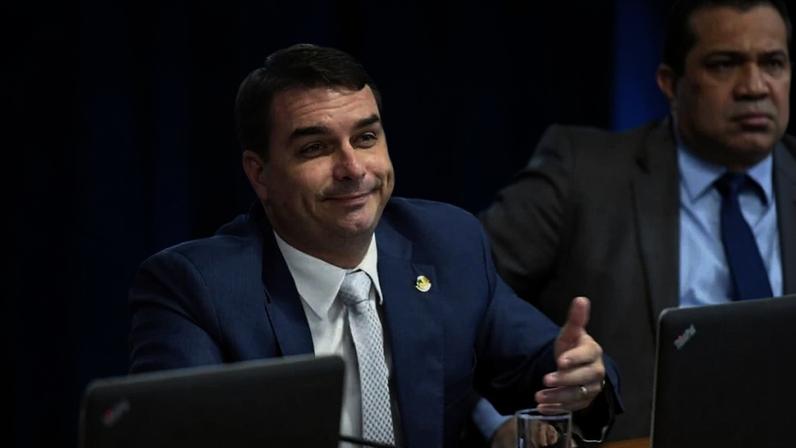 O senador Flávio Bolsonaro. Foto: Edilson Rodrigues/Agência Senado