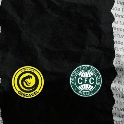 FC Cascavel x Coritiba: horário, transmissão e escalações do Paranaense 2026