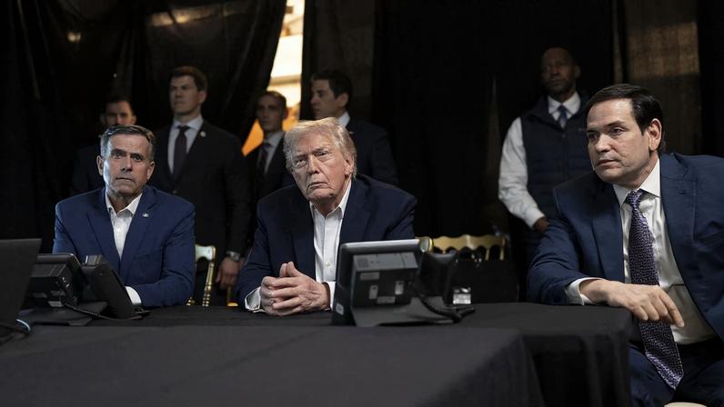 Photos show Trump watching U.S. military operation in Venezuela