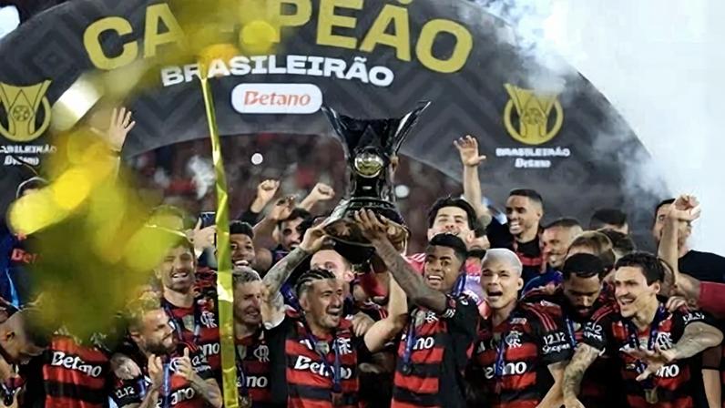 O Flamengo é o atual campeão brasileiro
