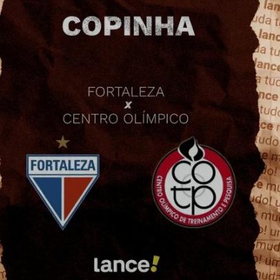 Fortaleza x Centro Olímpico: como assistir ao vivo e horário da Copinha