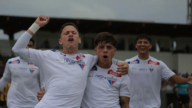 Partida entre Fortaleza e Novorizontino, pela Copinha 2026 (Foto: Agência NaCaraDoGol/Fortaleza EC)
