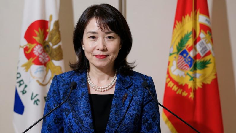 Japanese Prime Minister Sanae Takaichi speaks during a joint news conference with South Korean President Lee Jae Myung (not pictured) after their talk in Nara, western Japan, January 13, 2026. Eugene Hoshiko/Pool via REUTERS