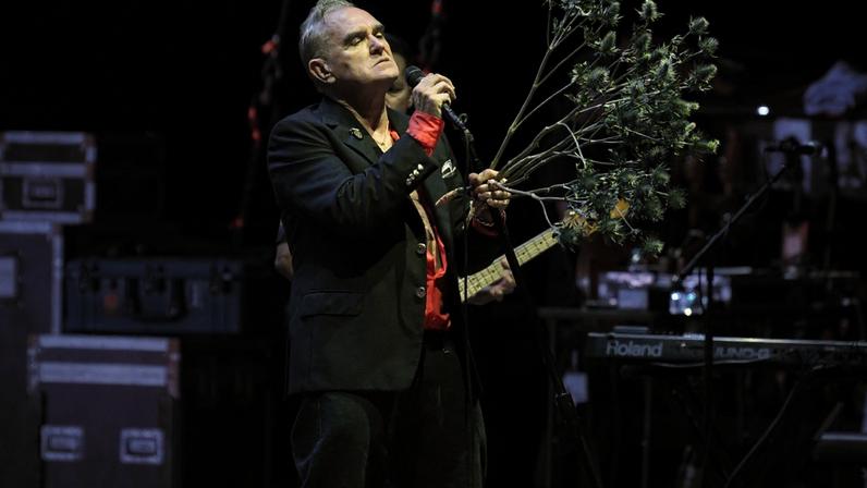 Morrissey performs at the Cavea of the Auditorium Parco della Musica in Rome on July 28th, 2025