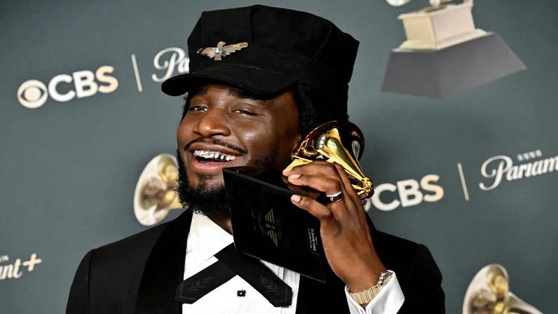Shaboozey dedicated his Grammy win for Best Country Duo/Group Performance to the "children of immigrants."