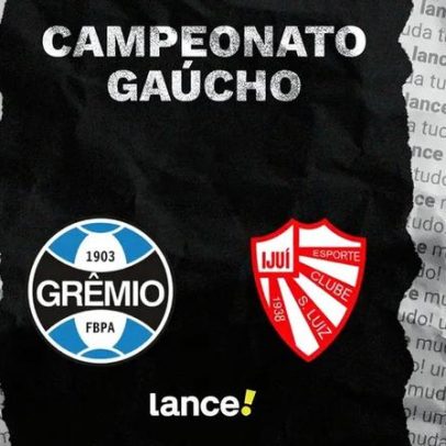Grêmio x São Luiz: onde assistir, horários e escalações do Gaúcho 2026