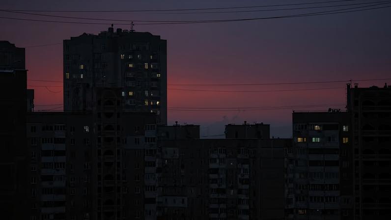 Power blackout in Kyiv