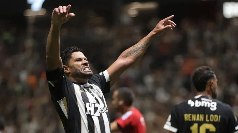 Hulk comemora gol contra o Cruzeiro (Foto: Gilson Lobo / GazetaPress)
