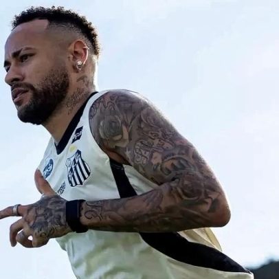 Neymar faz primeiro treino com bola no Santos; Barreal retorna ao time
