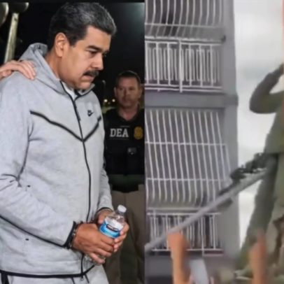 Venezuelanos derrubam estátua de Maduro após divulgação de sua captura