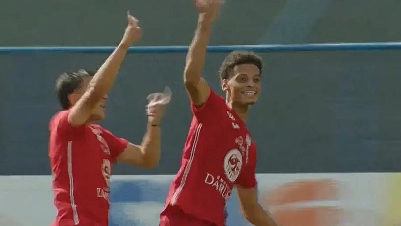 Ibrachina venceu o Internacional e se classificou às quartas da Copinha. (Foto: Reprodução/Xsports)